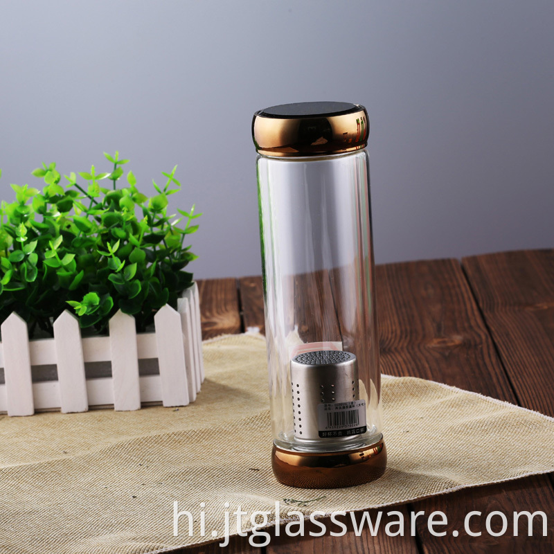 Glass Bottle Tea Tumbler